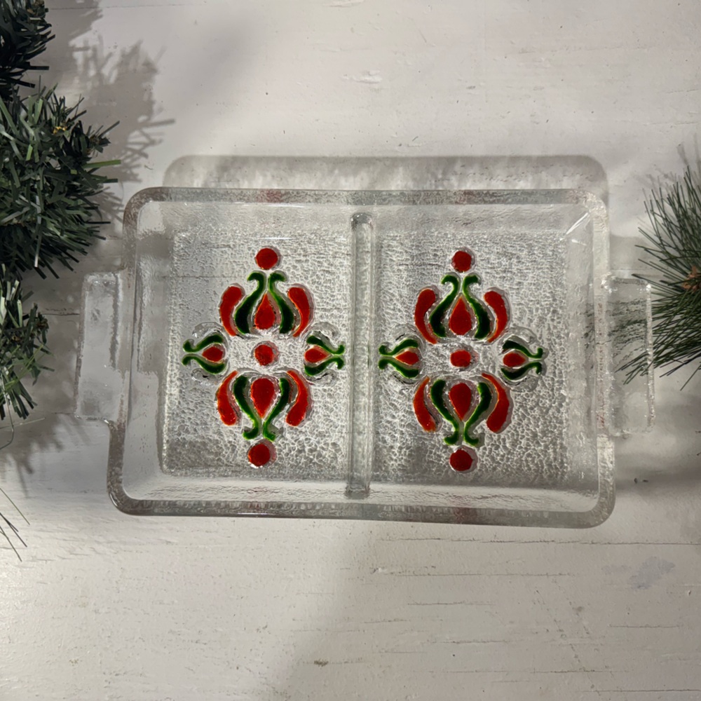 Walther Kristallglas Fabiola Korallrot Crystal serving